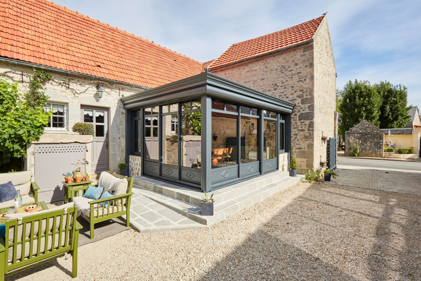 veranda eleganz anthracite classique