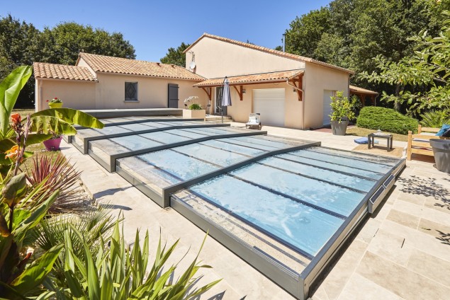 abri piscine semi plat elliptik