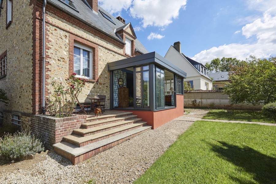 veranda epure anthracite moderne