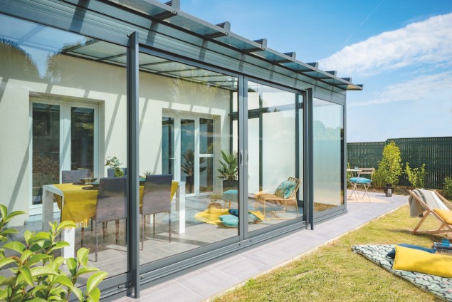 veranda architekt anthracite verriere