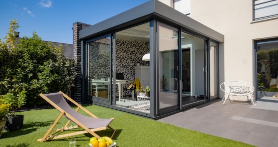 veranda epure anthracite moderne