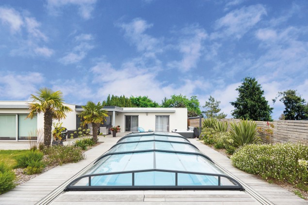 abri piscine elliptik bas