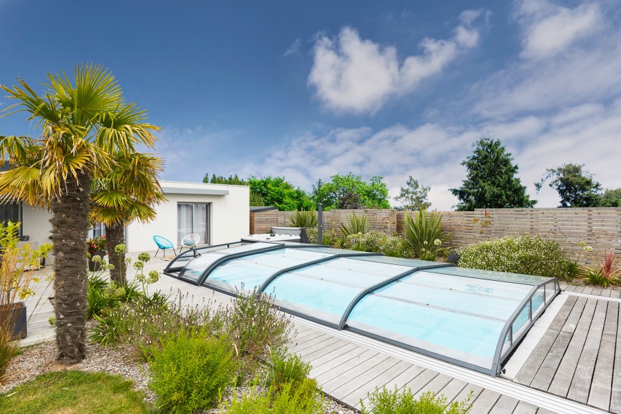 abri piscine elliptik bas
