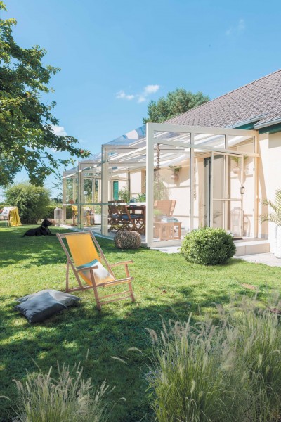 abri de terrasse téléscopique graphik