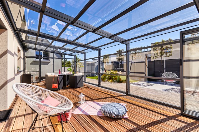 abri terrasse graphik télescopique