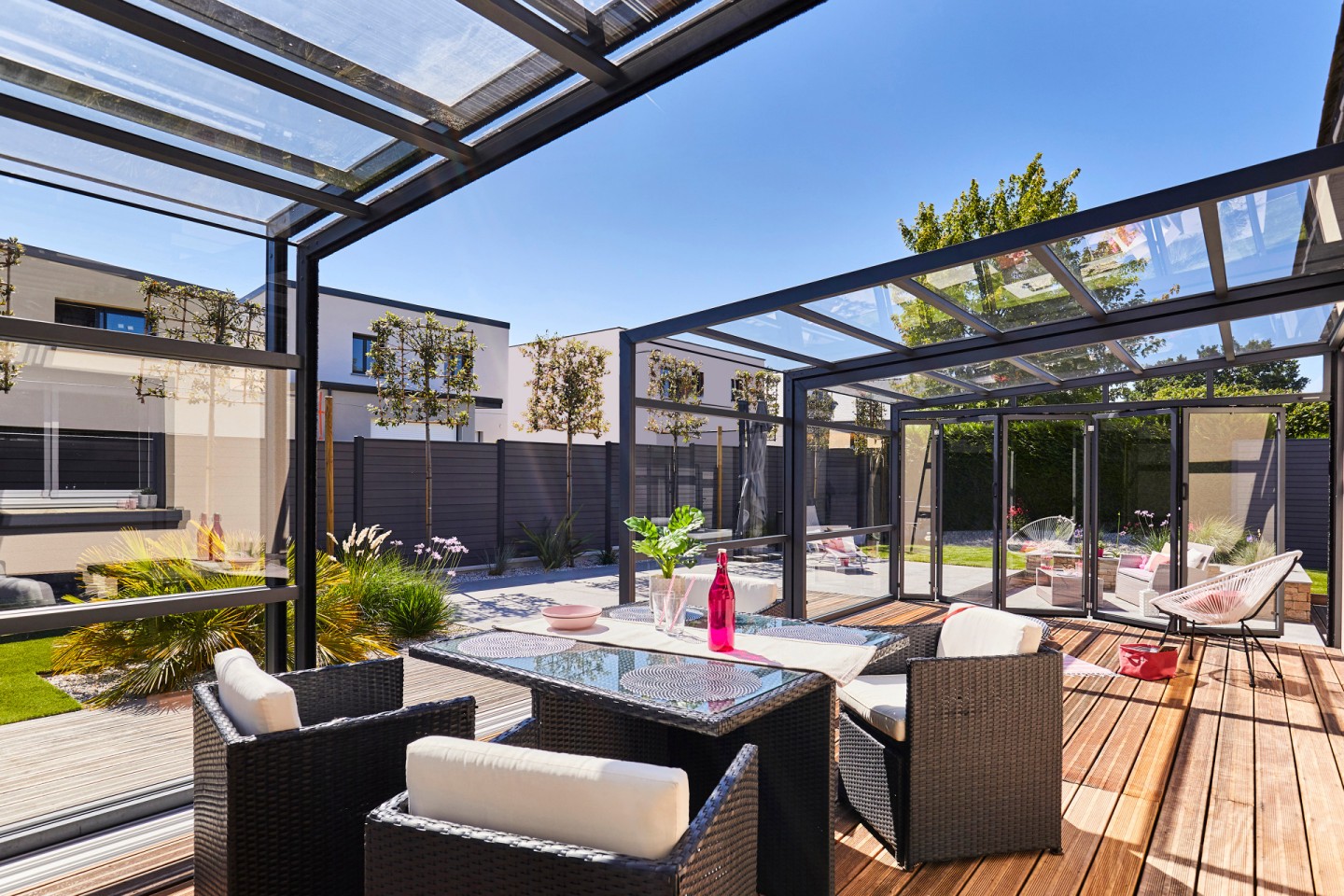 abri terrasse graphik télescopique