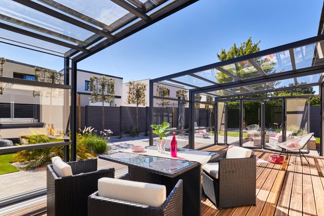 abri terrasse graphik télescopique