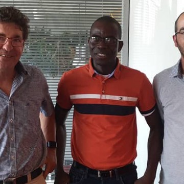 Portrait d&rsquo;Anselme Koffi, réfugié politique