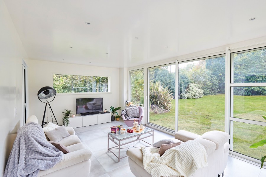 extension toit plat icone