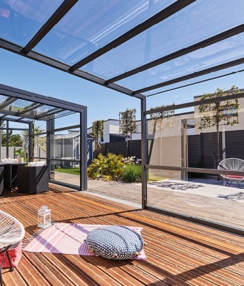 Abri de terrasse Graphik télescopique