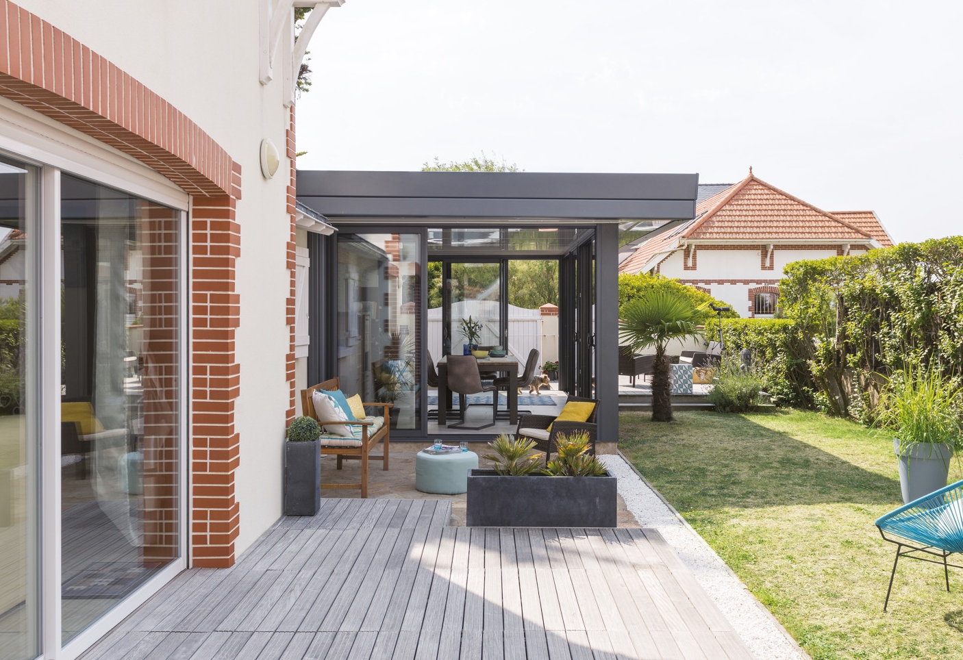 Avancée de toiture de l&rsquo;Esthète

