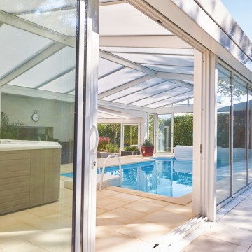 Véranda de Piscine Architeckt Verrière