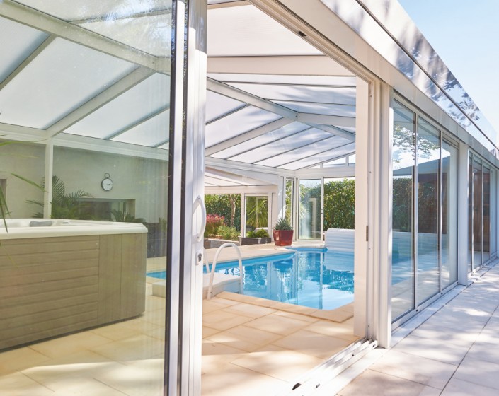 Véranda de Piscine Architeckt Verrière