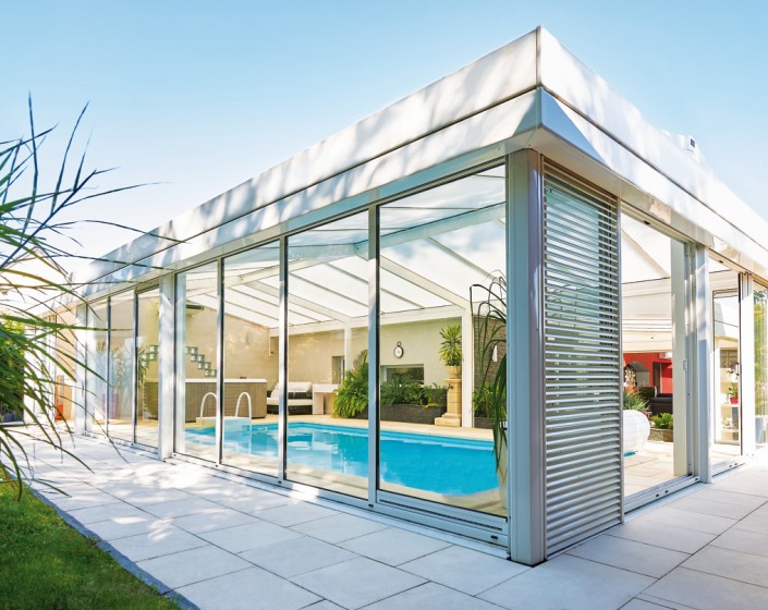 Véranda de Piscine Architeckt Verrière