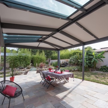 Pergola autoportée préau