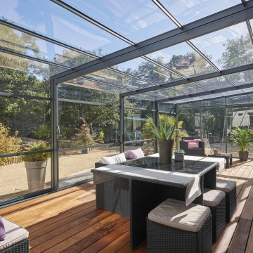 Abri de terrasse Graphik télescopique