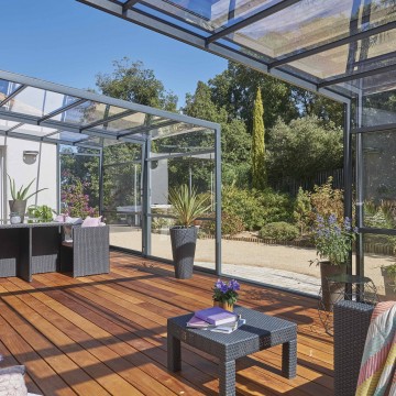 Abri de terrasse Graphik télescopique