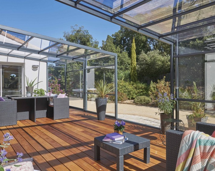 Abri de terrasse Graphik télescopique