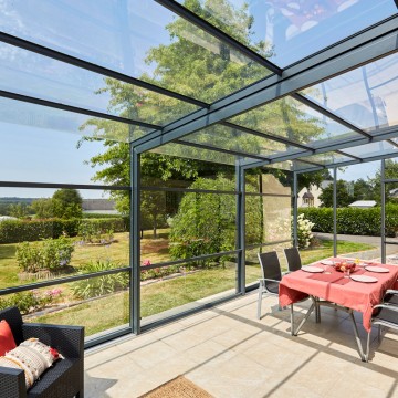 Abri de terrasse Graphik télescopique