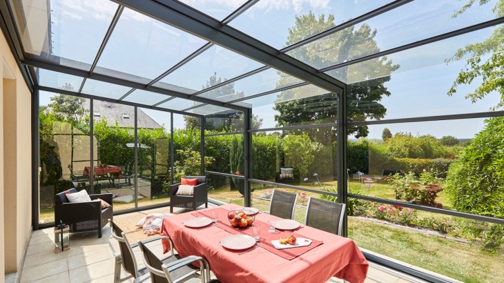 Abri de terrasse Graphik télescopique