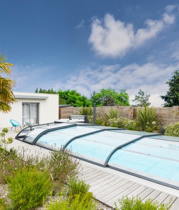 Abri de piscine Elliptik Bas