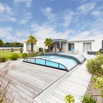 Abri de piscine Elliptik Bas