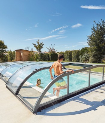 Abri de piscine Elliptik Bas