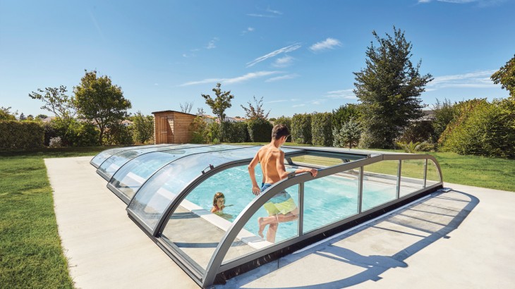 Abri de piscine Elliptik Bas