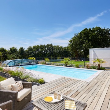 Abri de piscine Elliptik Bas