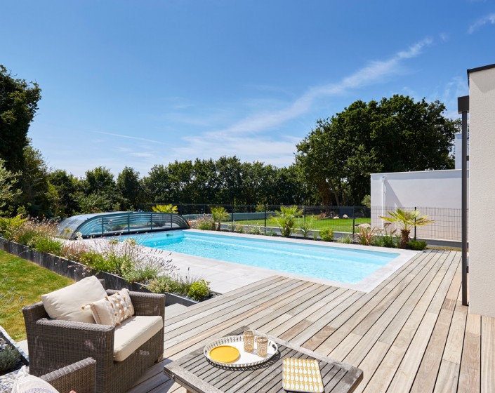 Abri de piscine Elliptik Bas