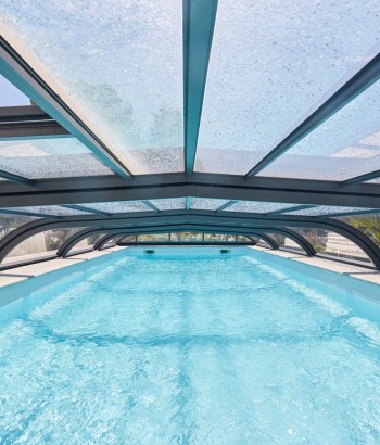 Abri de piscine Elliptik Bas