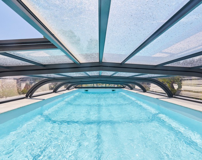 Abri de piscine Elliptik Bas