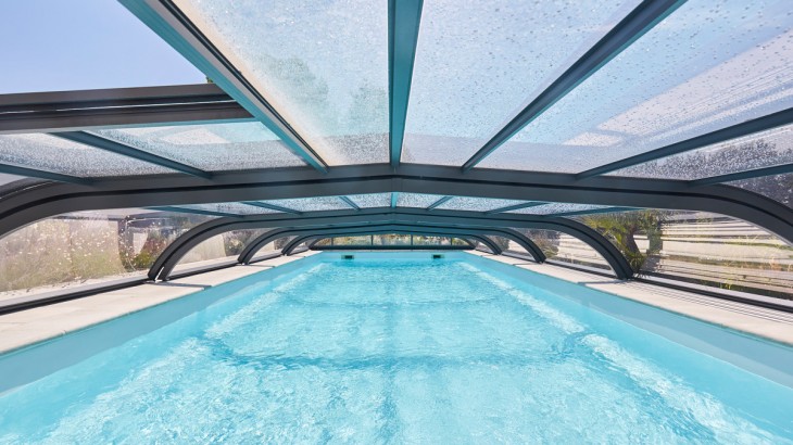 Abri de piscine Elliptik Bas