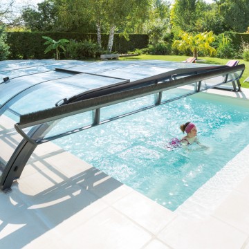 Abri de piscine Elliptik Bas