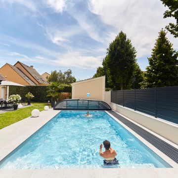 Abri de piscine Elliptik Bas