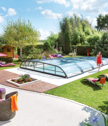 Abri de piscine Elliptik Bas