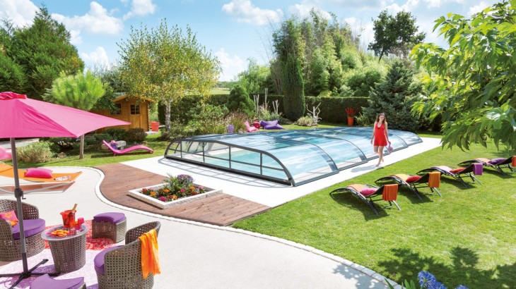 Abri de piscine Elliptik Bas