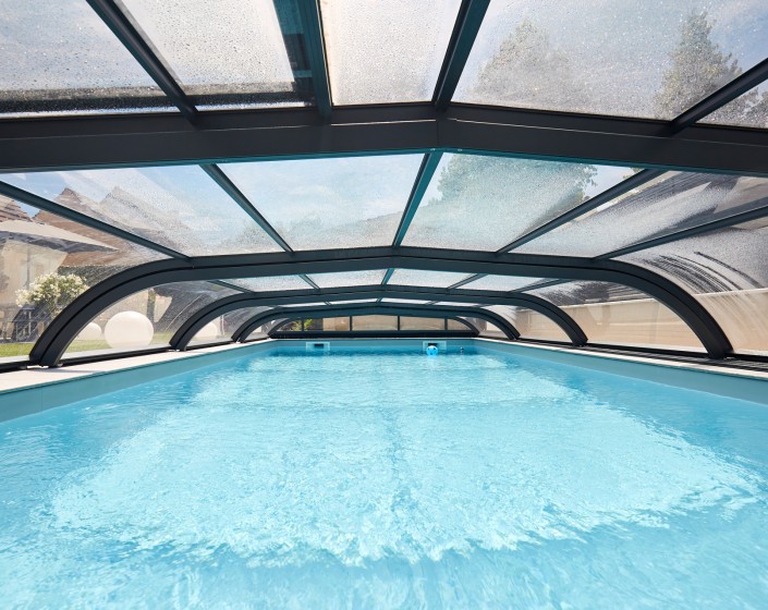 Abri de piscine Elliptik Bas