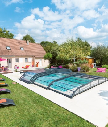 Abri de piscine Elliptik Bas