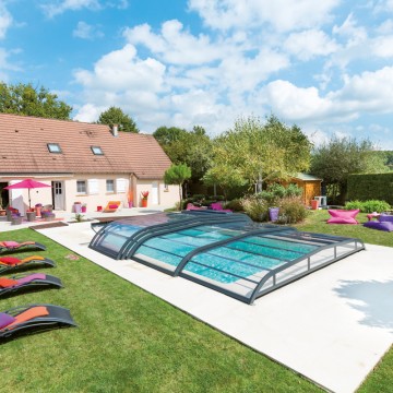 Abri de piscine Elliptik Bas