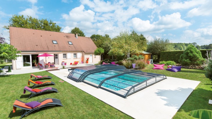Abri de piscine Elliptik Bas