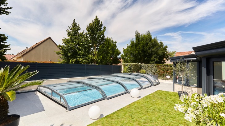Abri de piscine Elliptik Bas