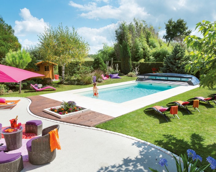 Abri de piscine Elliptik Bas