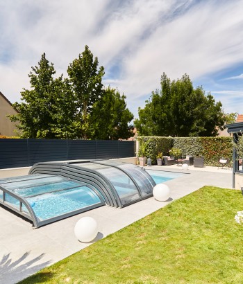 Abri de piscine Elliptik Bas