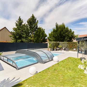 Abri de piscine Elliptik Bas