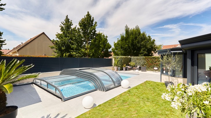 Abri de piscine Elliptik Bas