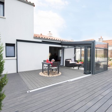 Abri de terrasse Graphik télescopique