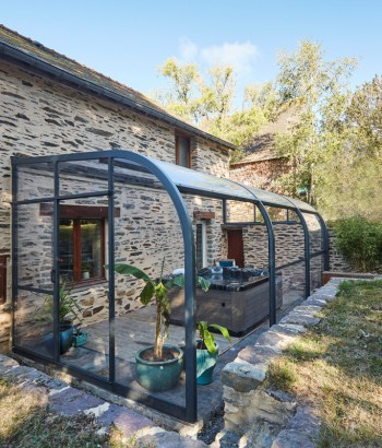 Abri de terrasse Panoramik à panneaux relevables