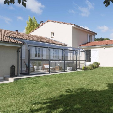 Abri de terrasse Panoramik à panneaux relevables
