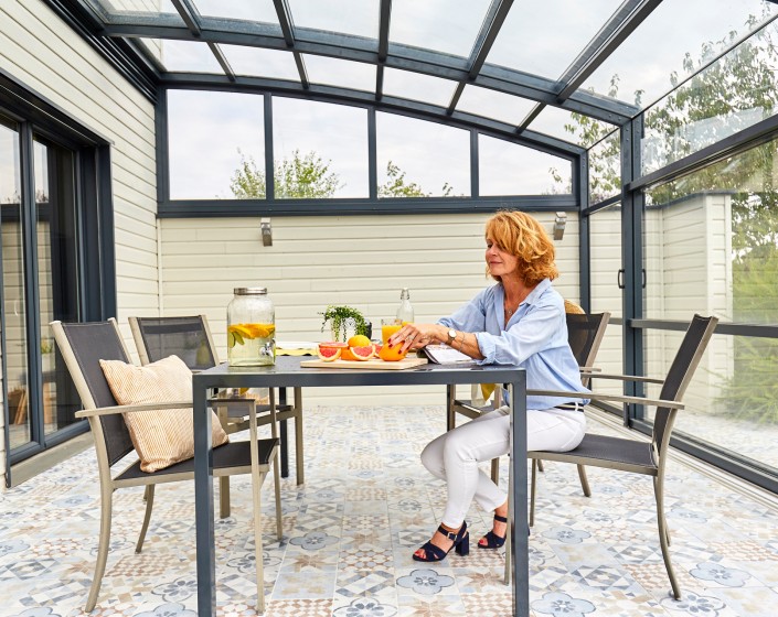 Abri de terrasse Tendanz télescopique